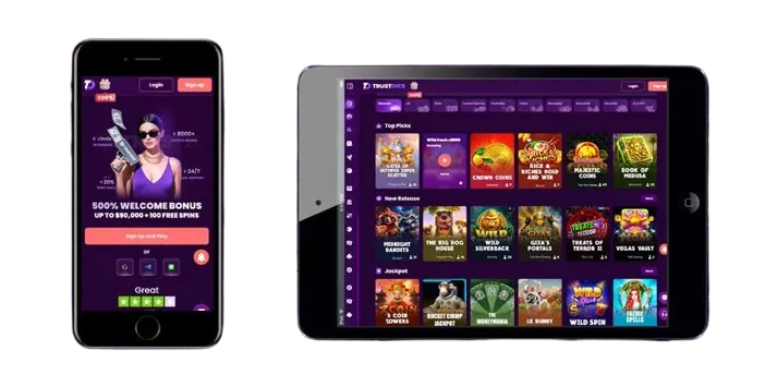 TrustDice Casino App Screenshot